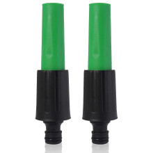 2pcs Hose Nozzle, Garden Spray Gun Nozzle Hose Sprayer Green