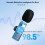 Ασύρματο μικρόφωνο πέτου για iPhone/Android/PC/Κάμερα/Laptop, φορητό μικρόφωνο πέτου 4 4