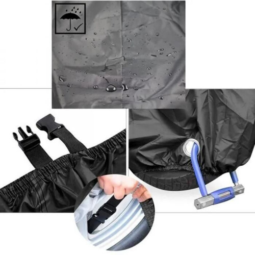 Schutzhülle – Roller – Schwarz – Wasserdicht – 190T Polyester 2