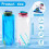 Πτυσσόμενα μπουκάλια νερού - 6 τεμάχια - 700 ml - Χωρίς BPA - Αδιάβροχα 2