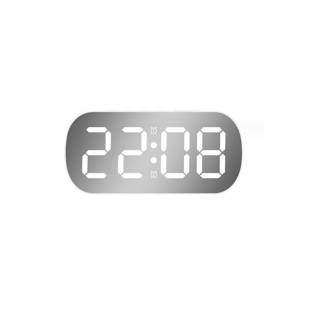 Alarm Clock Radio - Digital Alarm Clock - LED Display - Snooze Function - Temperature and Date Display
