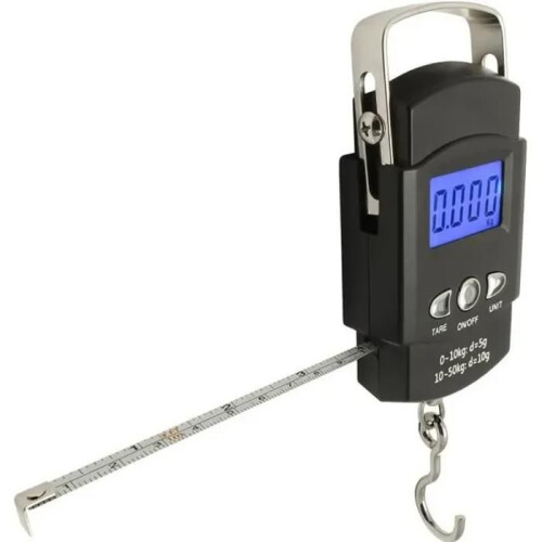 Ηλεκτρονική ζυγαριά - U6847 - 50 kg/110 lbs - Οθόνη LCD - Μεζούρα