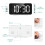 Digitaler Wecker – LED – Spiegel – Schlummerfunktion – Einstellbare Helligkeit – USB-Ladefunktion 4