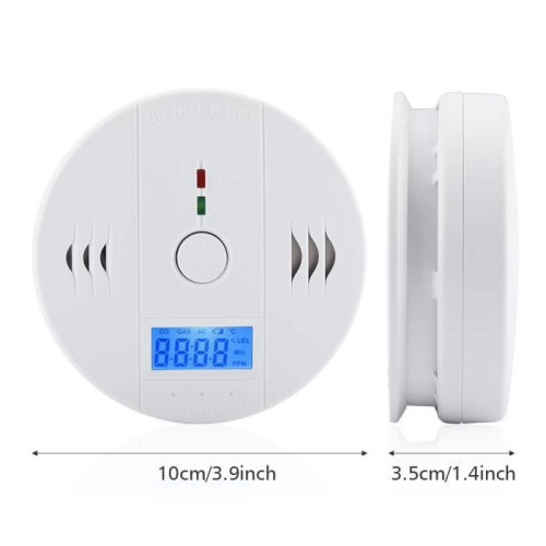 Gasdetector - HB057 - Koolmonoxide - Bedrade voeding - LCD-scherm - 85 dB 1
