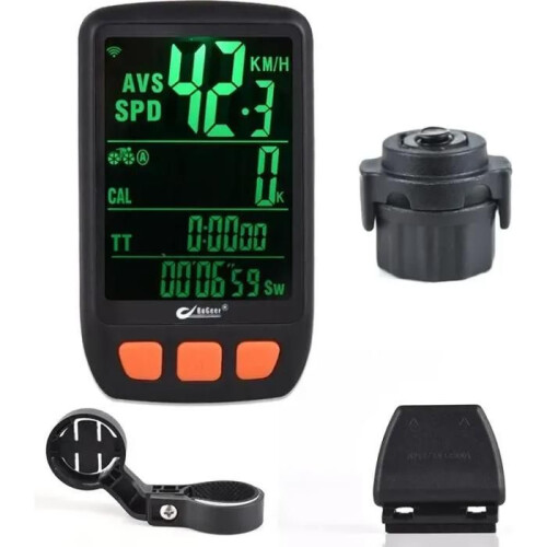 Digital bike computer - YYV - Wireless - Rechargeable battery - Backlight 1