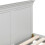 Seconique Bordeaux 4'6" High End Bed - Pebble Grey 6