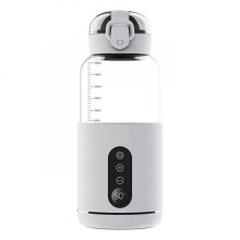Draagbare, snoerloze babyflesverwarmer met constante temperatuur - 300 ml - Instelbare temperatuur - Temperatuurweergave
