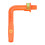 (Orange) Crochet Kit for Beginners with ABS Hook Needle 1
