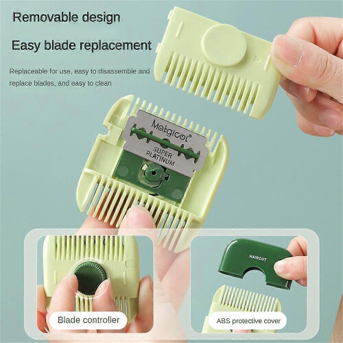 (gray) Trimpocket Hair Trimmer/Comb Kids, Split Ends Hair Trimmer 2