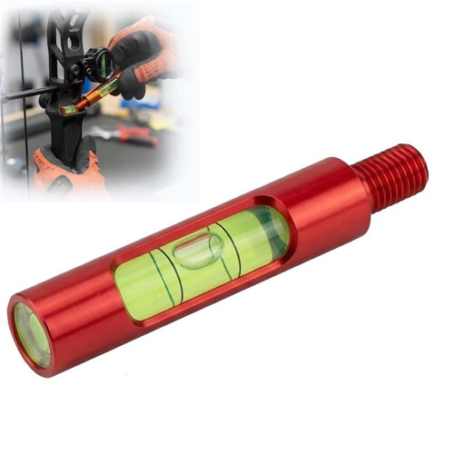 Aluminum Berger Hole Bow Level - Precision Archery Tool for Compound Bows, Light Weight & Portable (1Pcs) 1