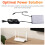12V-2A Uninterruptible Power Supply for WiFi Modem Router Security Camera UPS Battery Backup Protector 3600mAh US Plug 5