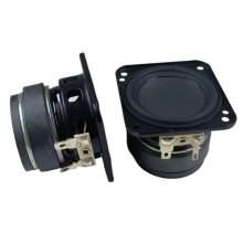 2Pcs 2 Inch Full Range Bass Speaker 4 Ohm 10W HIFI Loudspeaker Home Theater Long-Stroke Speaker for Kardon