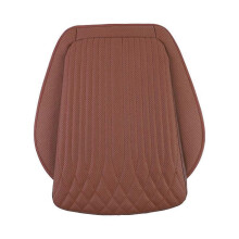 (Brown) New Front Car Seat Cover PU Leather Cars Seat Cushion Protector Automobiles Universal Mat Chair Seat Car Auto Pad Accessories