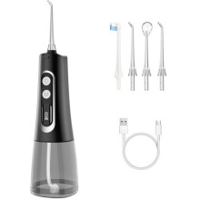Dental water flosser, cordless toothbrush - 9 modes, 300 ml - Portable and rechargeable - IPX7 waterproof - Suitable for use