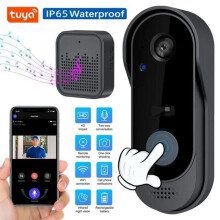 Κουδούνι πόρτας Tuya 1080p Wi-Fi με βίντεο - Επαναφορτιζόμενη μπαταρία - Νυχτερινή