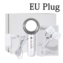 3-in-1 RF Ultrasound Cavitatie Radiofrequentie EMS Lichaamsafslankmassageapparaat Anti-type MET DOOS EU-stekker