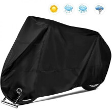 Beschermhoes - Scooter - Zwart - Waterdicht - 190T Polyester