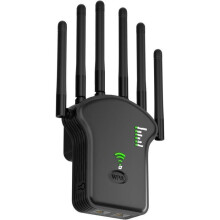 WiFi-repeater - EKESOR - 1200 Mbps - Dual-band 2,4/5,8 GHz - Repeater/router/AP-modi - LAN/WAN-poort