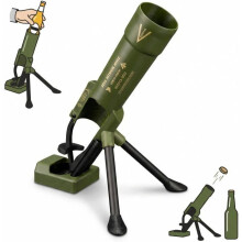 Mörserflaschenöffner – 51 mm – Freihändiger Kapselöffner – Grün – Robust