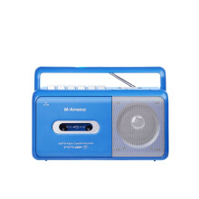 Portable Retro Cassette Recorder Player Boombox AM/FM Radio Stereo Casette Tape Player Recorder with Antenna, ,(US)