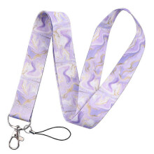 (purple) Badge Card Holder Key Strap Office School Travel Birthday Christmas Gift