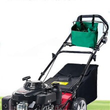 (35X13.5X33cm, GREEN) EVAGO Lawn Mower Organizer Bag-Push Mower Garden Organizer Storage Pocket Garden Tool Pouch Accessories for Outdoor Gardening