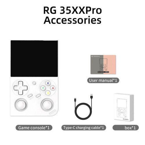 RG35XX PRO Video Game Console 3.5In IPSScreen Linux 64GB 5000+Games Support TV Output Game Player Support 30+Emulators B 2