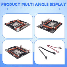 X99H Motherboard Kit with E5 2673 V3 CPU+ Cable+ Cable LGA2011-V3 DDR3X4 RAM M.2 NVME PCI-E 3.0 X16 SATA3.0