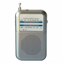 Radio DE333 AM/FM Receiver Portable Handle Portable Pocket Size Two Band FM Radio Recorder High Sensitivity Radio