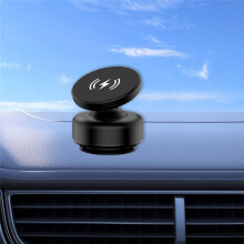 Automotive Handset Phone Holder Vacuum Adsorption 360 Rotation Support Magnetic Wireless Charging for Phone Holder