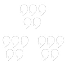 15x Universal Small Clamp Ear Hook Loop Clip Replacement Clear