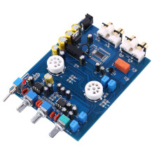 NE5532 DC12V2A 4.2 HIFI Preamp 6J5 Home Audio Tube Amplifier Fever Bile Preamp Tone Board 470UF/25V