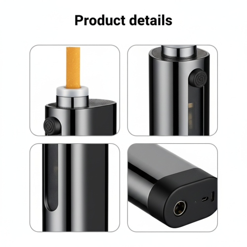 (Black) Portable Car Cigarette Lighter for Driving (50 chars)