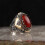 (10) Retro Personality Winding Agate Stone Ring Simple Accessories 1
