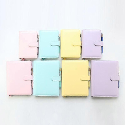 (A6) Pvc Office School Spiral Notebooks Stationery Accessories 2