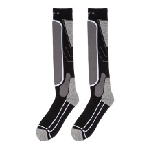 (1 UK Child-6 UK Child, Black) Nevica Childrens/Kids Meribel Ski Socks (Pack of 2)