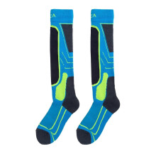 (1 UK Child-6 UK Child, Blue) Nevica Childrens/Kids Meribel Ski Socks (Pack of 2)