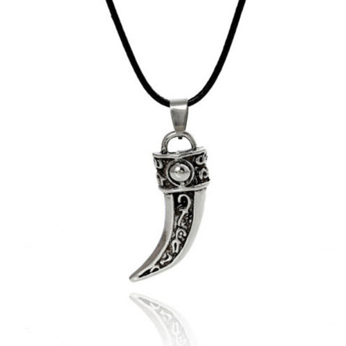 Wolf Tooth Pendant Necklace for Men 1