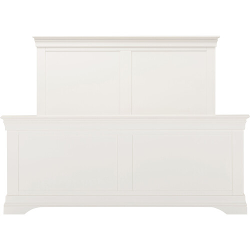 Seconique Bordeaux 4'6" High End Bed - Ivory 2