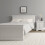Seconique Bordeaux 4'6" High End Bed - Ivory 1