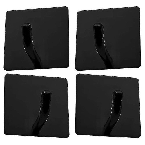 4 Pack Adhesive Hooks Heavy Duty Stick On Wall Door Cabinet 1