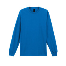 (5XL, Royal Blue) Gildan Mens Plain Crew Neck Ultra Cotton Long Sleeve T-Shirt