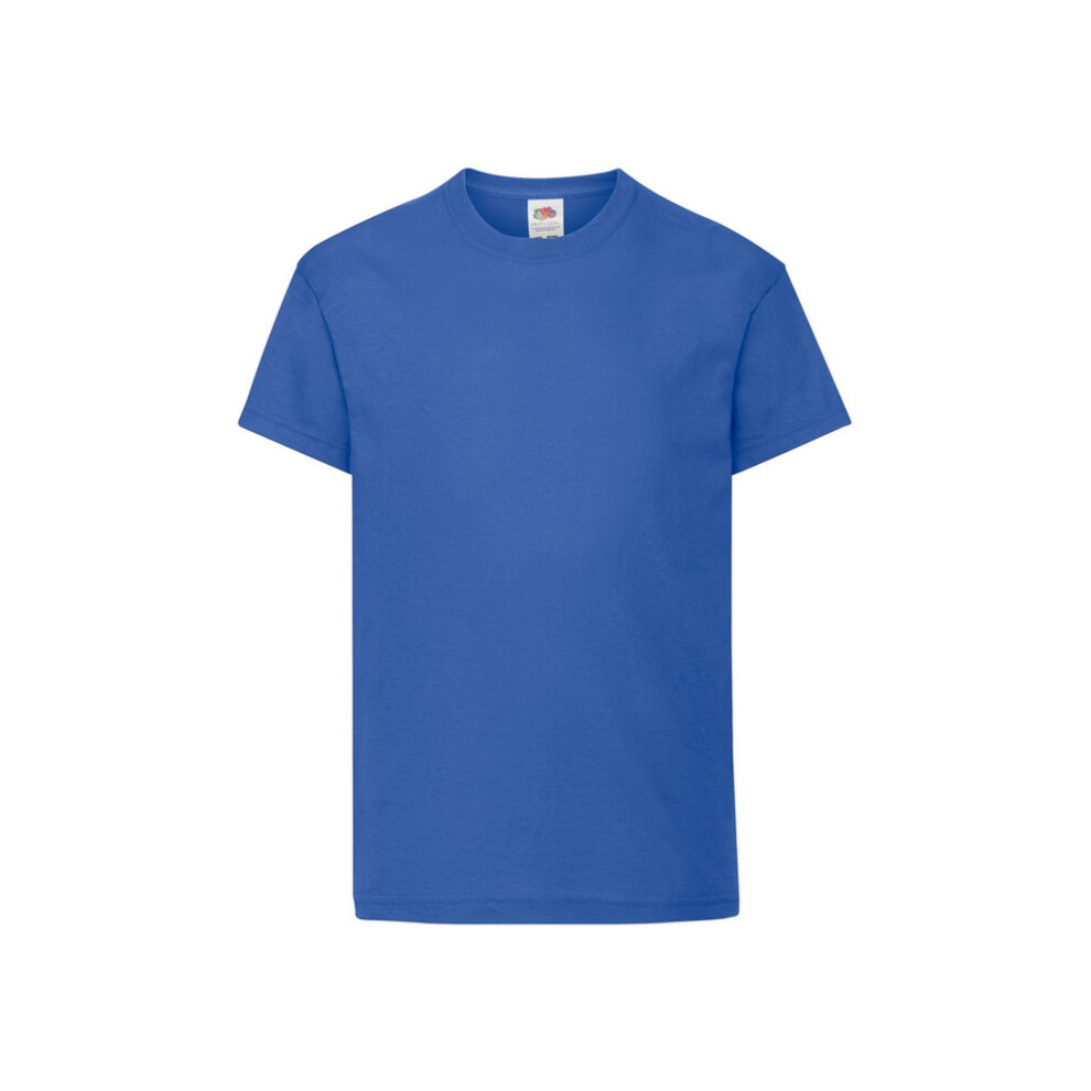 Fruit Of The Loom (9-11 Years, Royal Blue) Childrens/Kids Original T-Shirt