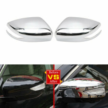 ABS Rearview Mirror Housing Cover - Side Mirror Cover Trim for Altima 2013-2018