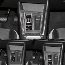 Car Side of Gear Car Accessories Interior Carbon Fiber Stickers Decorative for 8 MK8 2021 LHD