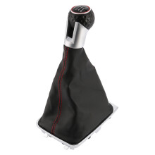 6 Speed Car Gear Shift Knob Boot Cover Handle Case Collar for 7 MK7 GTD 2013-2018