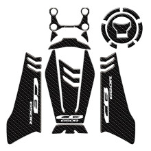 Carbon Fibre Motorcycle Gas Cap Tank Pad Protection Sticker Decal for CB650R CBR650R 2019 2020 Accessories