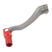 Motorcycle Gear Lever Engine Start Lever Foldable Gear Lever for Motorcycle ATV Dirt Bike Pit Bikes Kayo Gray