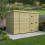 13 x 9 Pent Shed Tanalised (Single Door, No Windows) 1