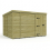 13 x 9 Pent Shed Tanalised (Single Door, No Windows) 2